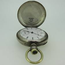 Antique 1883 Elgin Grade 13 Model 1 18s 11J Coin Silver ...