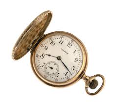 Sold at Auction: GOLD WALTMAN POCKET WATCH