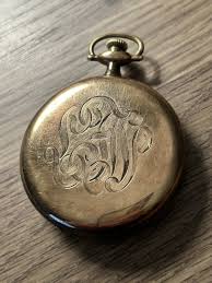 Hamilton Watch Co. - Antique Pocket Watch - 1915-1917 Gold ...