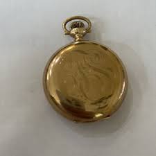 mens antique gold 14KT pocket watch | eBay