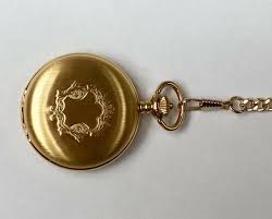 Avalon Classic Series Gold-tone Pocket Watch with Chain # 8840GX | eBay