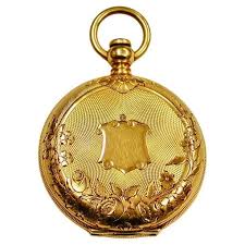 18ct Gold Hunter Watch " American Watch Company " Waltham Mass USA c.1880 For Sale at 1stDibs | am watch company waltham mass, waltham 18k gold pocket watch, american waltham watch co