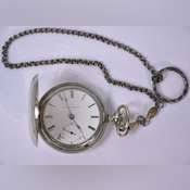 Vintage Elgin Nat'l Watch Co. "G.M. Wheeler" Silveroid pocket ...