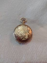 Vintage 1903 Solid 14K Gold Waltham Ladies Pocket Watch NOT ...