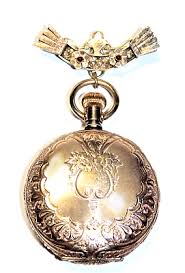 Antique Victorian 9ct Rose Gold Ruby Etruscan Brooch w ...