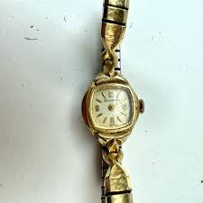 Lot - Vintage Bulova Ladies 10kt. Gold Plated Watch