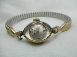 Benrus Wind Up Watch Gold Tone Expansion Band 10K RGP ...