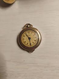 Antique 1900S Gold Gruen Small Pocket, Pendant Watch