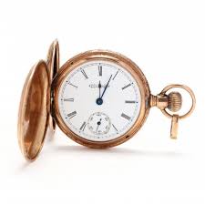 Antique Tri-Color Gold Hunter Case Pocket Watch, Illinois Watch Co. (Lot 2222 - Luxury Accessories, Estate Jewelry, Sterling Silver, & Rare CoinsDec 9, 2021, 10:00am)