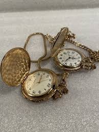 2) Pocket Watches- Capezio Quartz (Golden Eagle) & Train ...