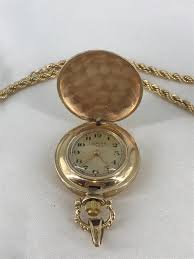 Lot - LEE MORS PENDANT STYLE POCKET WATCH ON CHAIN