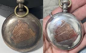 1906 Waltham Sterling Silver Pocket Watch: 17 Jewels, Size 18s - Etsy Sweden