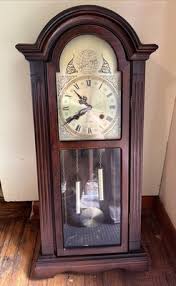Antique Tempus Fugit Pendulum 31 Day Wooden Wall Clock ...