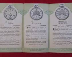 Vintage 1930's Illinois Watch Company Pocket Wrist Watch ...