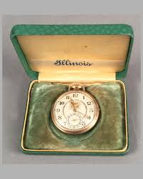Vintage Buick Pocket Watch By Illinois - l'art et l'automobile