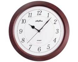 Essendant SET3021 Clock, Wall, Desmond, 12" Dia, Brown