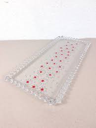 70s Fabiola Walter Glass Cake Plate - Etsy