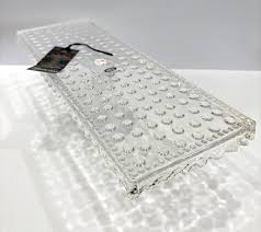 Sencam Serving Pedestal Cakes Cookies Glass Dots Ruffle 15 In Handmade Turkey | eBay