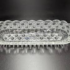 Vintage AVON Cut Glass Long Oblong Dish - V0742 - Etsy Australia