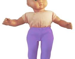 Lilac Purple Handmade Leggings for 15" Dolls Such as Bitty ...