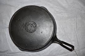 Sold at Auction: #9 Indian Wapak Cast Iron Skillet, Sulfur ...