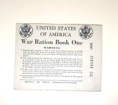 1942 US Price Administration War Ration Book One With Stamps | eBay