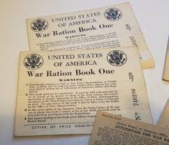 Three World War II War Ration Books 1942 Book 1 and 2 & Application 1943 Book #3 | eBay