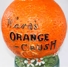 Original Wards Orange Crush Syrup Dispenser