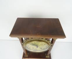 Antique Dutch Warmink Wuba Mantel Pillar Clock – 8 Day Shelf ...