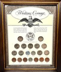 Sold at Auction: Three Framed Coin Collections, Lincoln Memorial Coinage, Wartime Coinage & The Silver Story