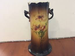 Antique Marked Double Handled Warwick Porcelain Floral Vase Exc. Cond. - Etsy