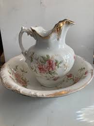 Antique Maddocks Lambmberton Works Pitcher and Wash Basin c. 1880 | eBay