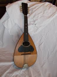 Antique 1890s FW Lubeck Mandolin Potato Bug Bowl Back Lake ...