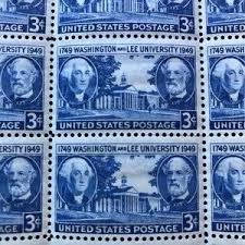 USPS | Other | 949 Washington Lee University Postage Stamp Sheet Vintage Usa 982 | Poshmark