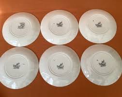 Broadhurst 'wheat Rose' Tea Plates (set of 6), 1965 ...