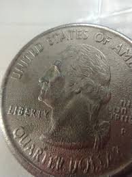 2008 Coin Quarter Alaska Statehood Quarter Struck Through Grease Minting Error | eBay