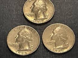 2-1965 & 1-1967 RARE UNITED STATES QUARTER COINS IN REALLY ...