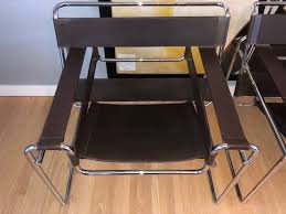 Rare Wassily Chair by Marcel Breuer for Knoll: Brown Leather & Chrome - Etsy