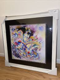 WASSILY KANDINSKY Custom Framed Matted 1914 Improvisational ...