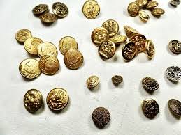 Vintage US Navy W.B. CO Buttons Waterbury Button Co and ...