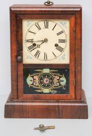 Sold at Auction: Antique Jerome Mahogany Case Clock