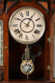 Lot - SHELF CLOCK - Wm. L. Gilbert "Amphion" Model Walnut ...