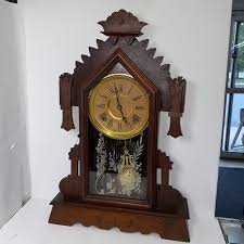 Antique Elegant Terry Parlor Clock Runs And Chimes | eBay