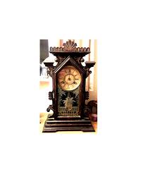Reloj de péndulo de madera victoriano de la década de 1880 ...