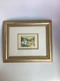 Small Watercolor Painting. Very Small Well Framed Artist ...