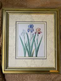 2 Floral Art Prints, golden frame, 17.5"x19.75, great conditions | eBay