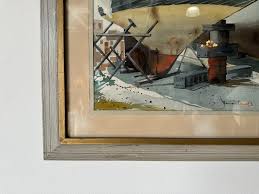 Vintage Key West Boat in Drydock Watercolor Painting ...