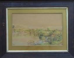 BEAUTIFUL 19TH C. VICTORIAN BRITISH WATERCOLOR BY M. DAVIDS. ORIGINAL FRAME | eBay