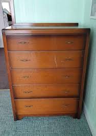 SOLD Handmade Furniture Unique Hand Painted 5 Draw Chest of ...