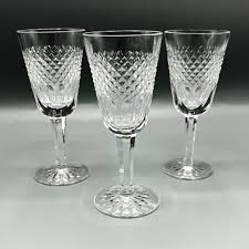 Vintage Waterford Crystal Sherry Glasses - CARA Cut, Set of ...